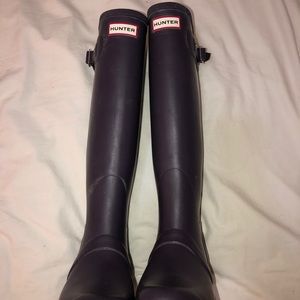 HUNTER Tall Matte Rain Boot W23499
